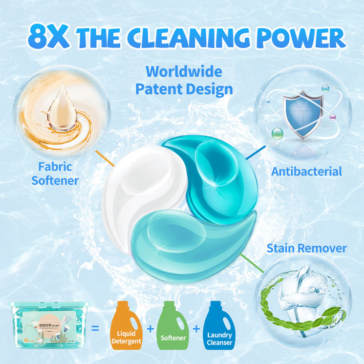 High Efficiency Stain Removal Laundry Pod